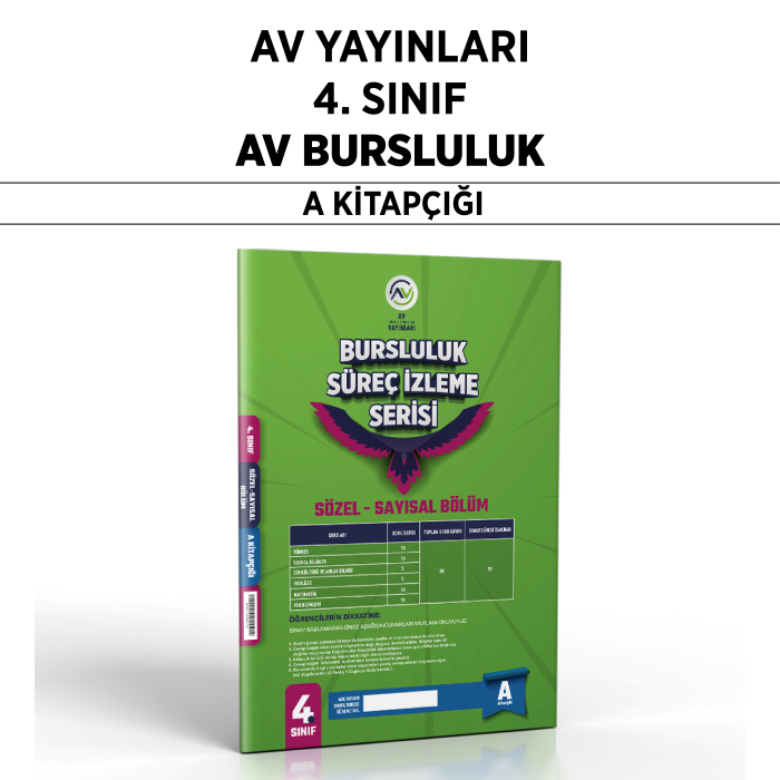 AV 04.SINIF BURSLULUK DENEME KLB SAY/SÖZ A -25-26